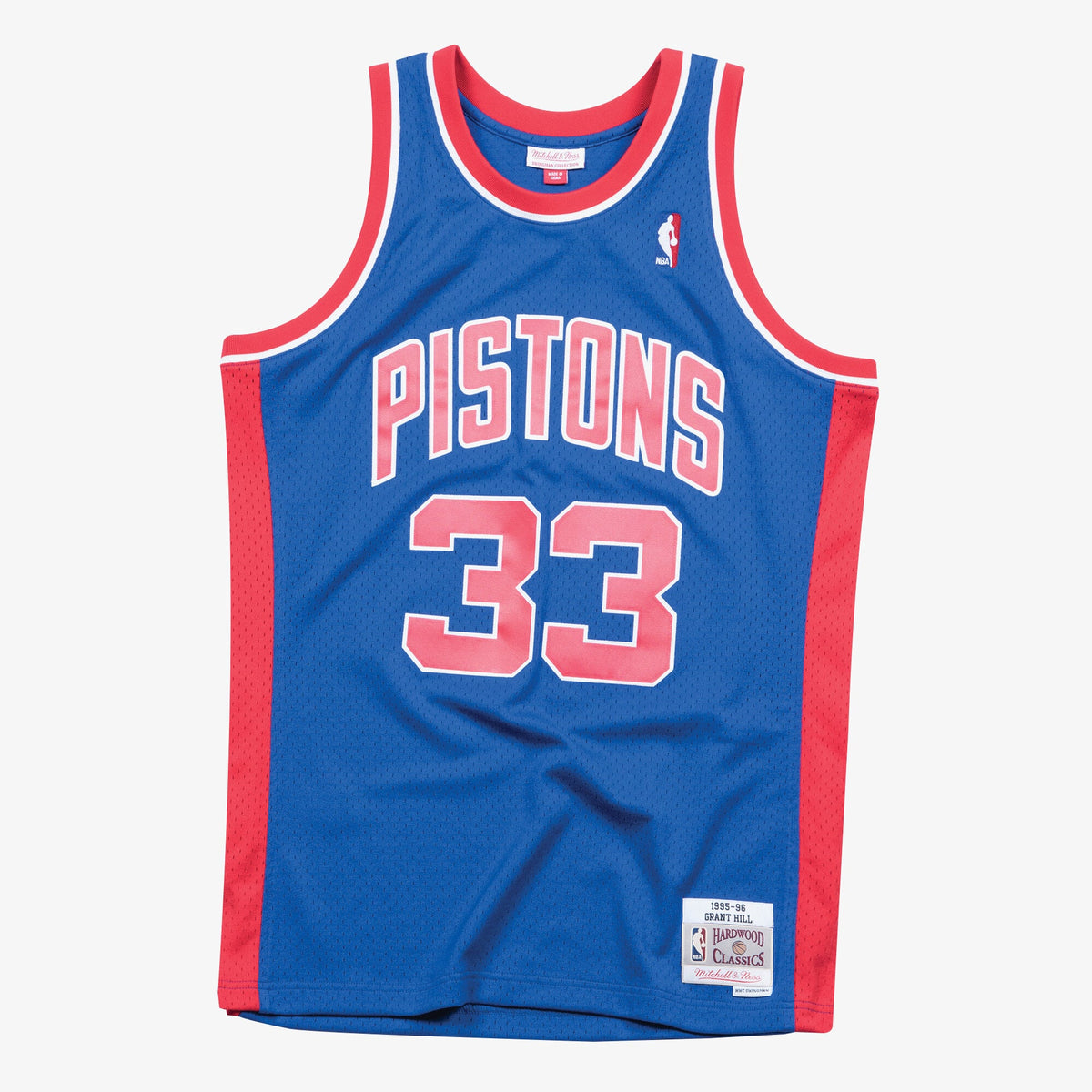 Grant Hill Detroit Pistons 1995 - 96 Swingman Road Basketball Jersey