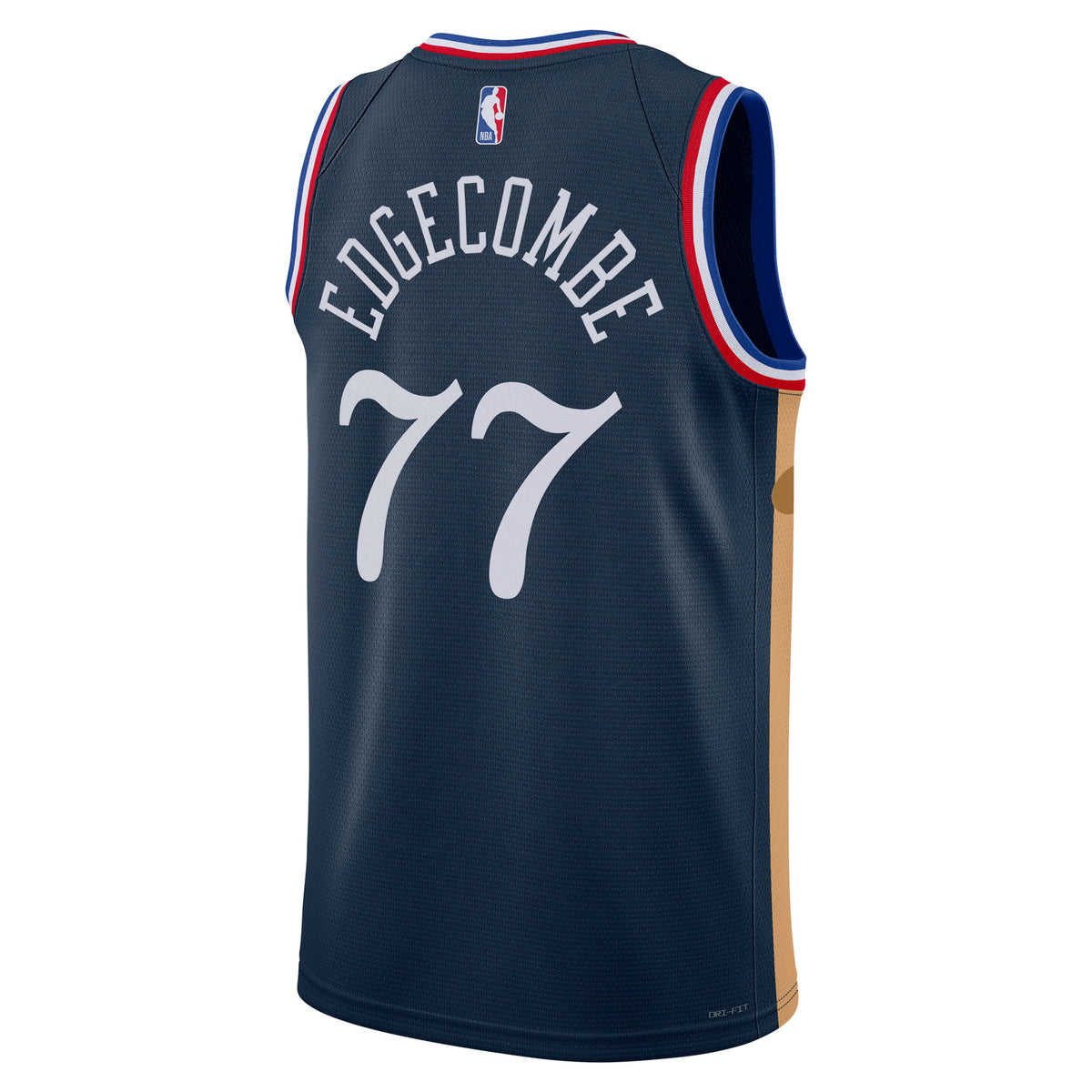 VJ Edgecombe Philadelphia 76ers 2025/26 City Edition Swingman Basketball Jersey - Navy - Unisex