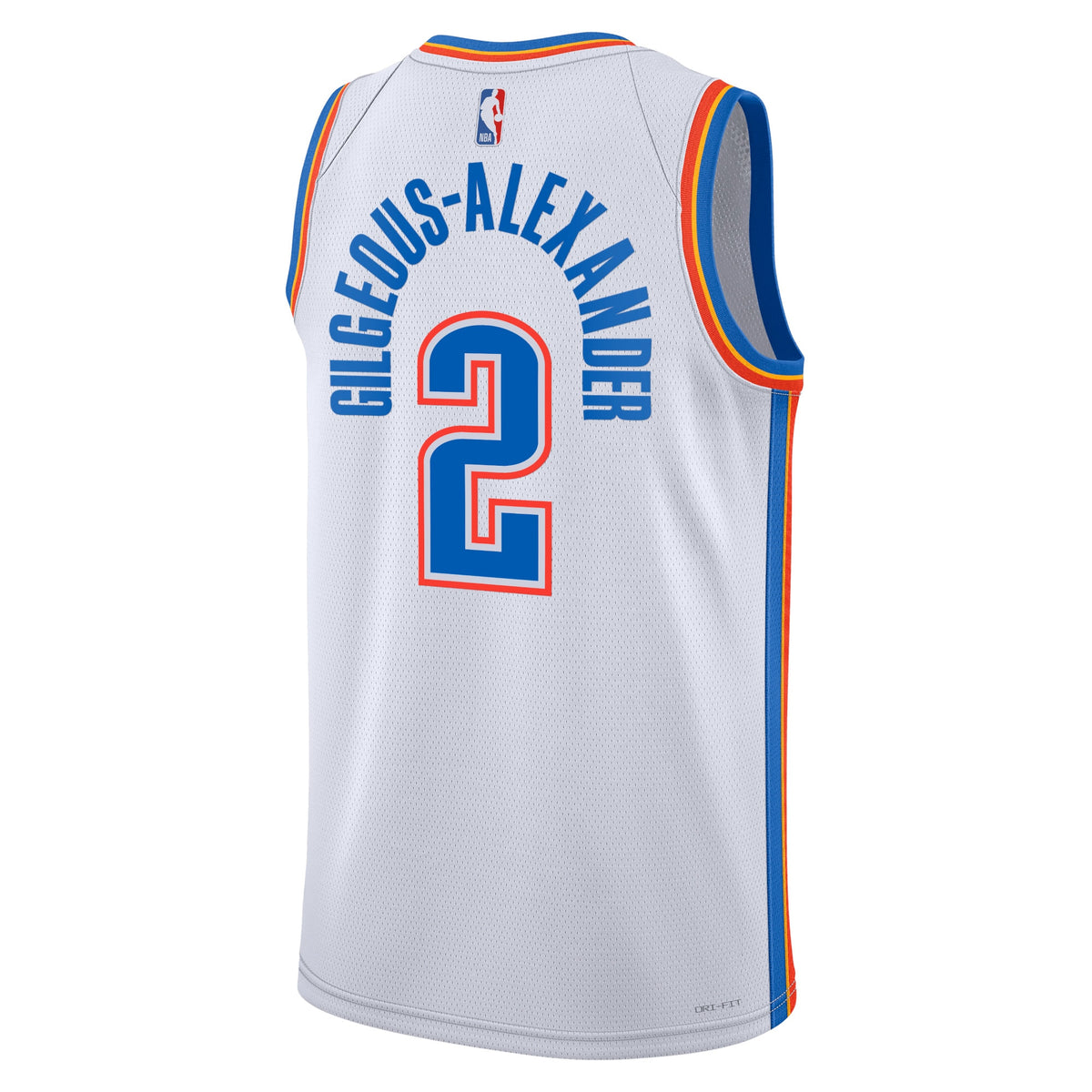 Shai Gilgeous - Alexander Oklahoma City Thunder Association Edition Swingman Basketball Jersey - White - Unisex