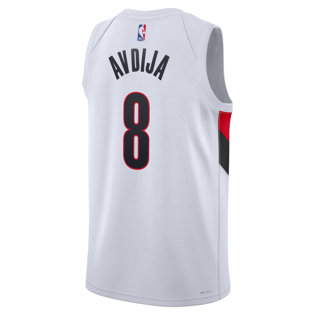 Deni Avdija Portland Trail Blazers Association Edition Replica Swingman Basketball Jersey - White - Unisex