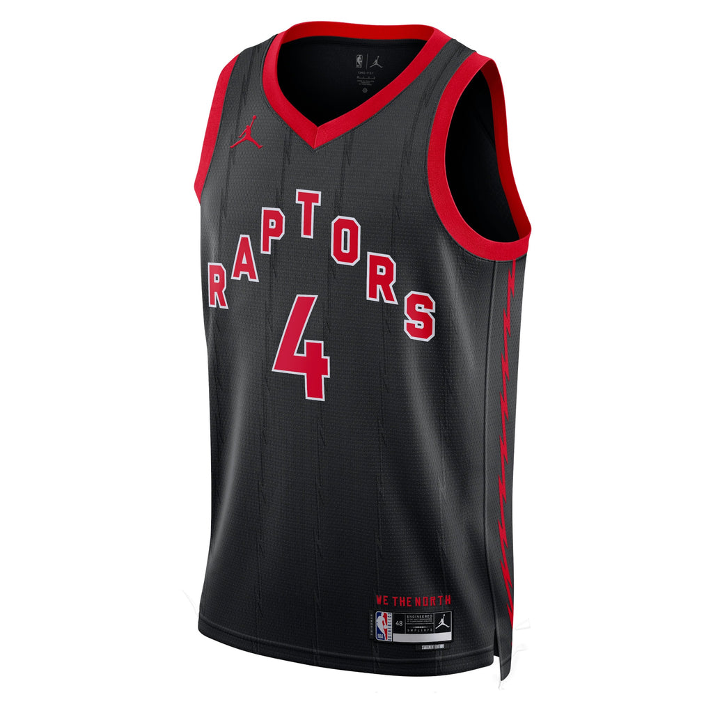Scottie Barnes Toronto Raptors Statement Edition Swingman Basketball Jersey - Black - Unisex