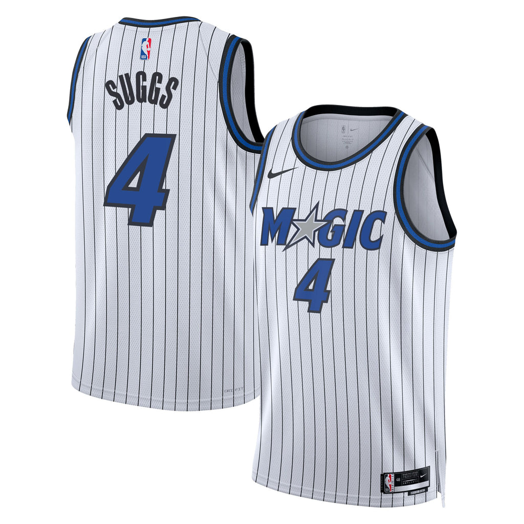 Jalen Suggs Orlando Magic Association Edition Replica Swingman Basketball Jersey - White - Unisex