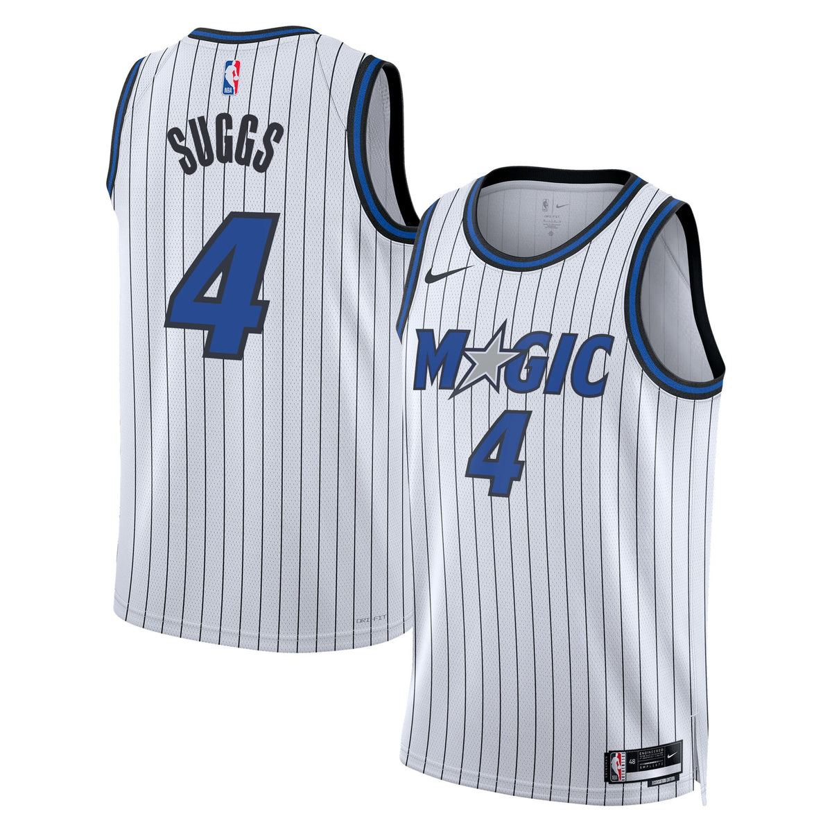 Jalen Suggs Orlando Magic Association Edition Replica Swingman Basketball Jersey - White - Unisex