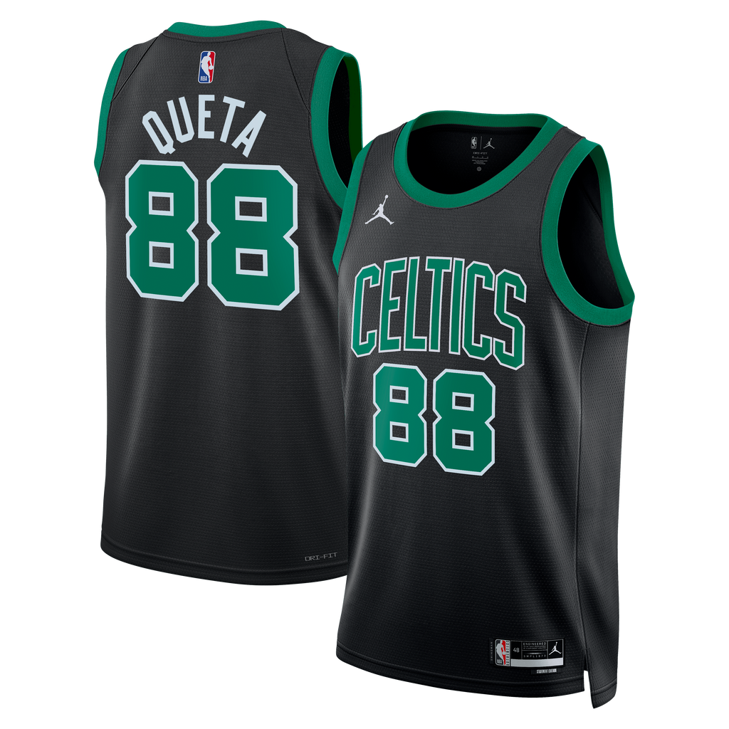Neemias Queta Boston Celtics Statement Edition Swingman Basketball Jersey - Black - Unisex