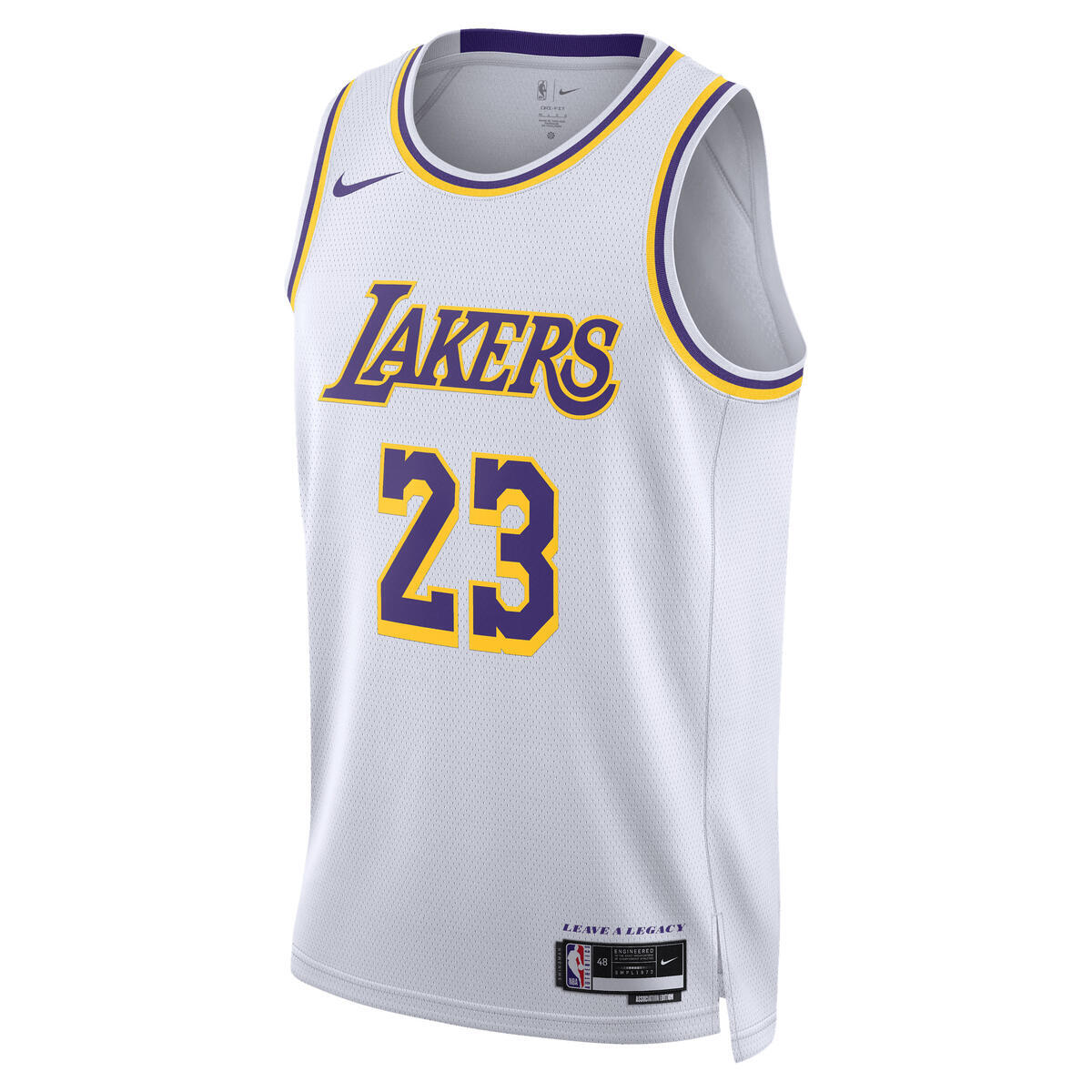 LeBron James Los Angeles Lakers Swingman Association Basketball Jersey - Unisex