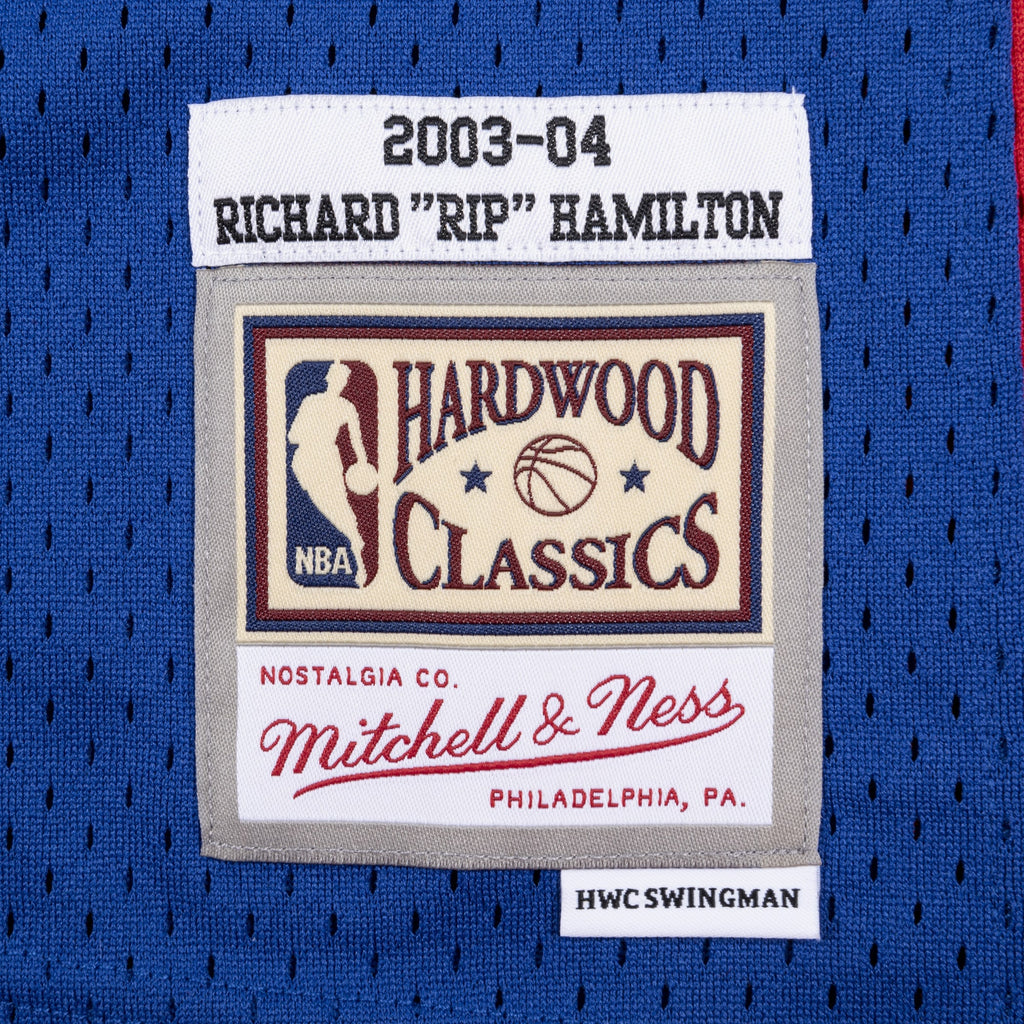 Richard Hamilton Detroit Pistons 2003 Authentic Swingman Basketball Jersey - Royal Blue