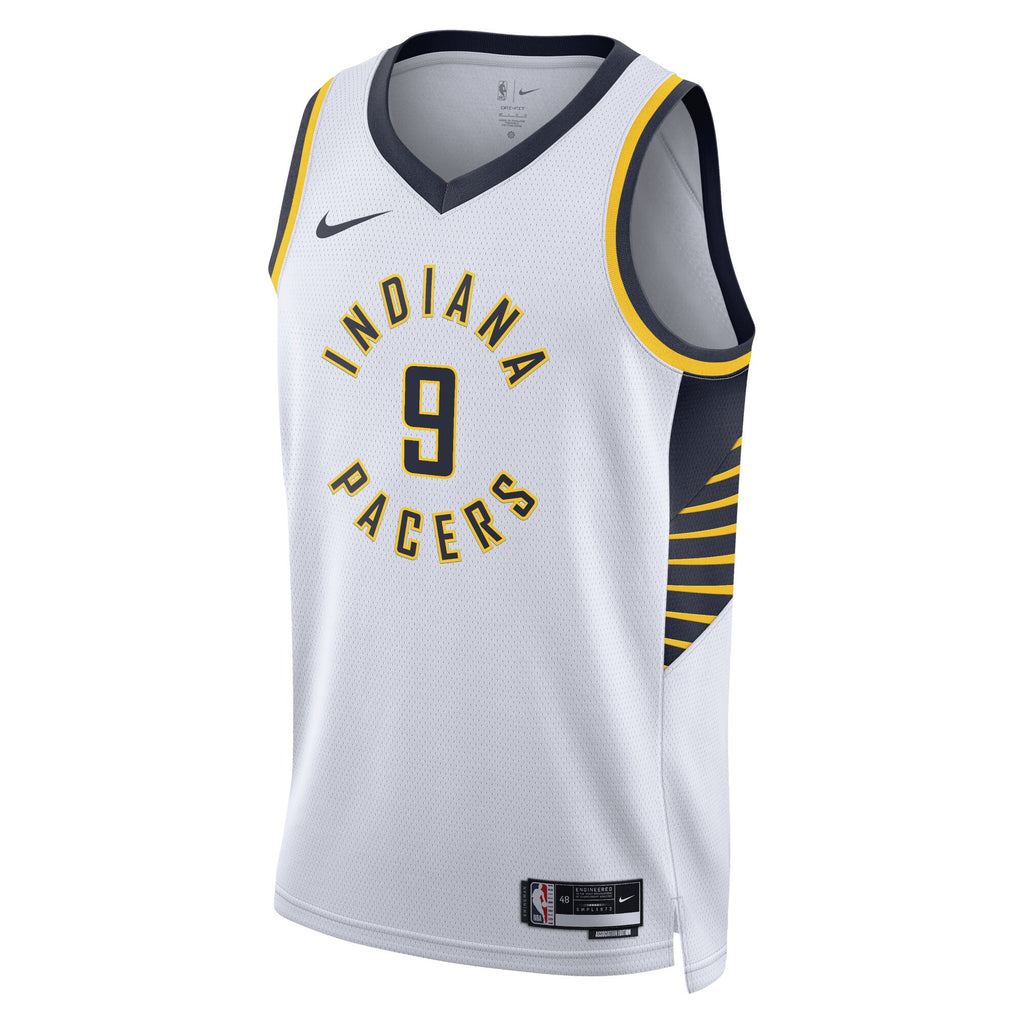 T.J. McConnell Indiana Pacers Association Edition Swingman Basketball Jersey - White - Unisex