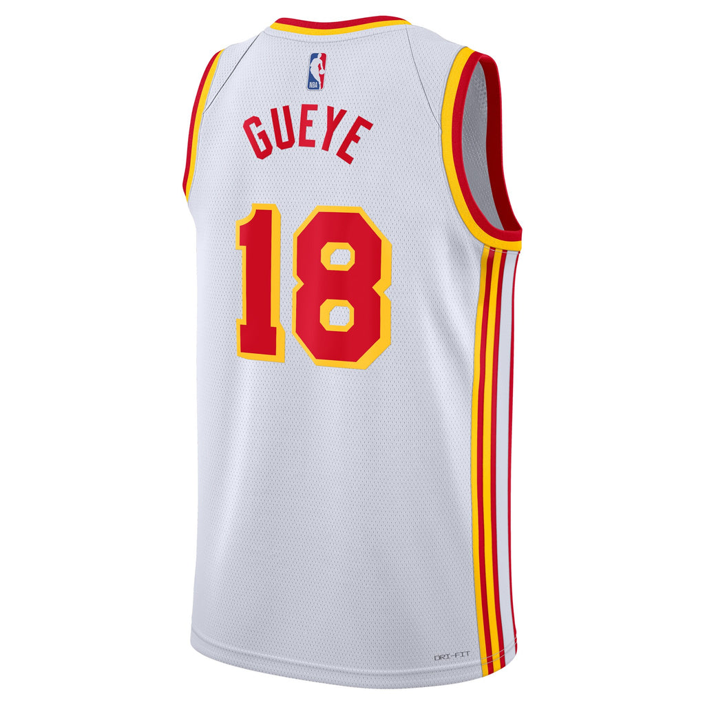 Mouhamed Gueye Atlanta Hawks Association Edition Swingman Basketball Jersey - White - Unisex