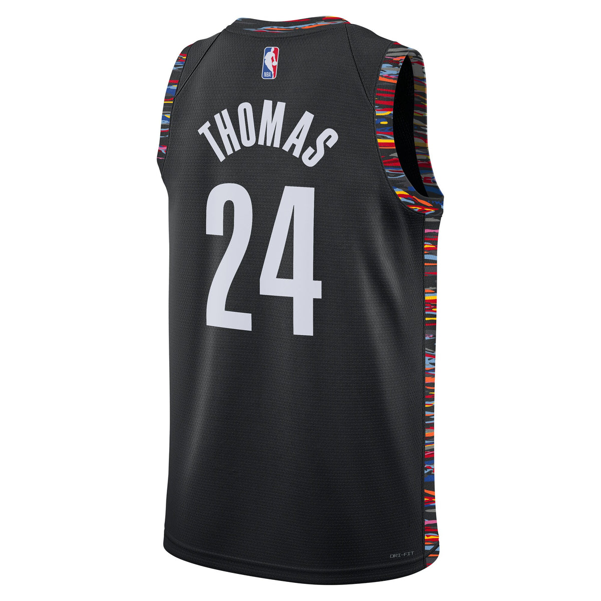 Cam Thomas Brooklyn Nets 2025/26 City Edition Swingman Basketball Jersey - Black - Unisex