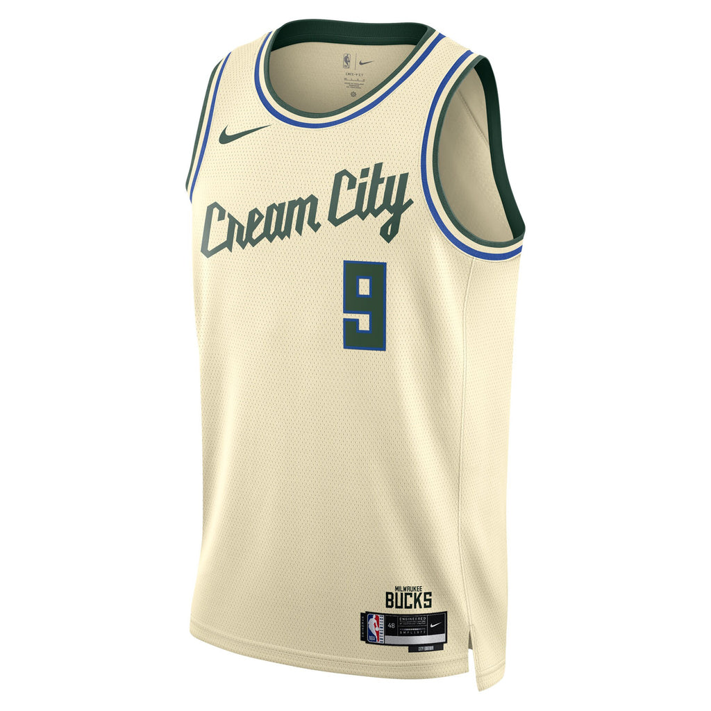 Bobby Portis Milwaukee Bucks 2025/26 City Edition Swingman Basketball Jersey - Cream - Unisex