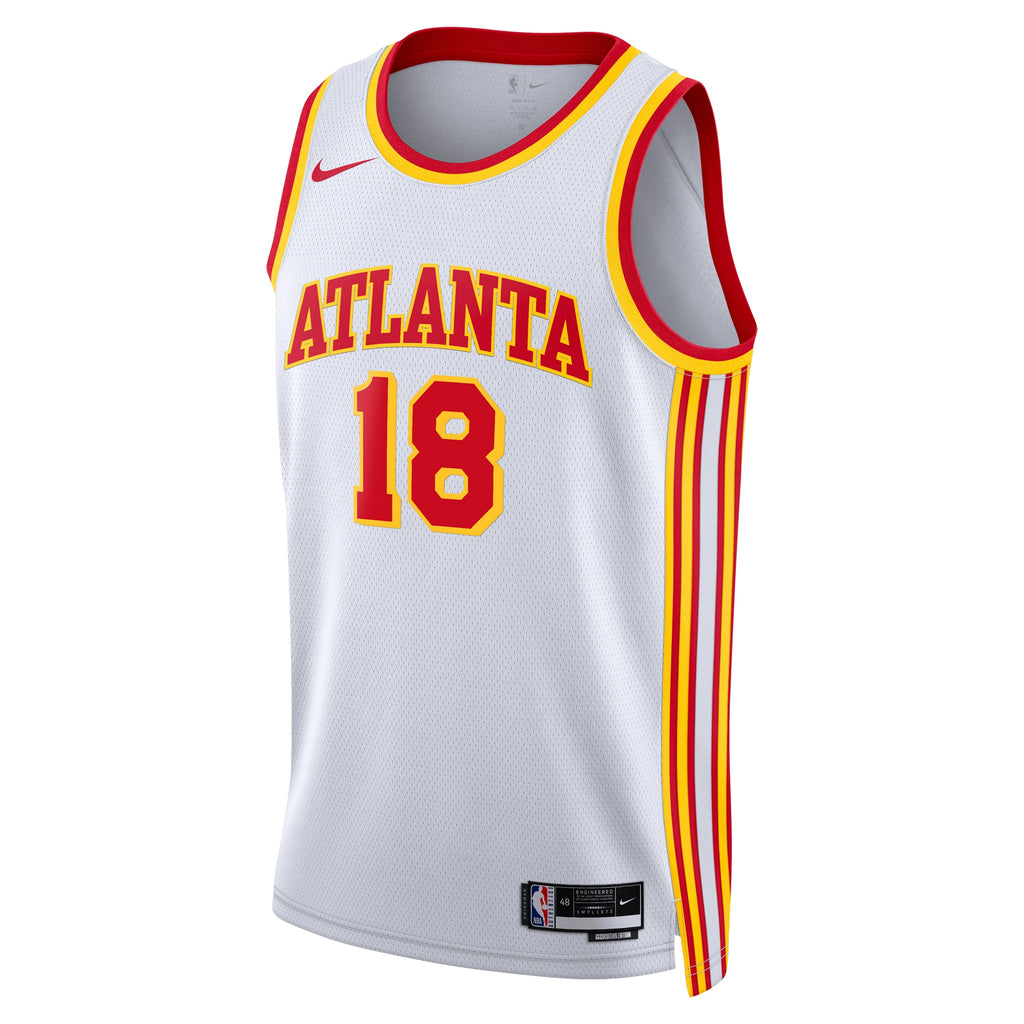 Mouhamed Gueye Atlanta Hawks Association Edition Swingman Basketball Jersey - White - Unisex
