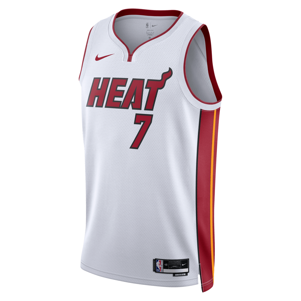 Giannis Antetokounmpo Miami Heat Association Edition Swingman Basketball Jersey - White - Unisex