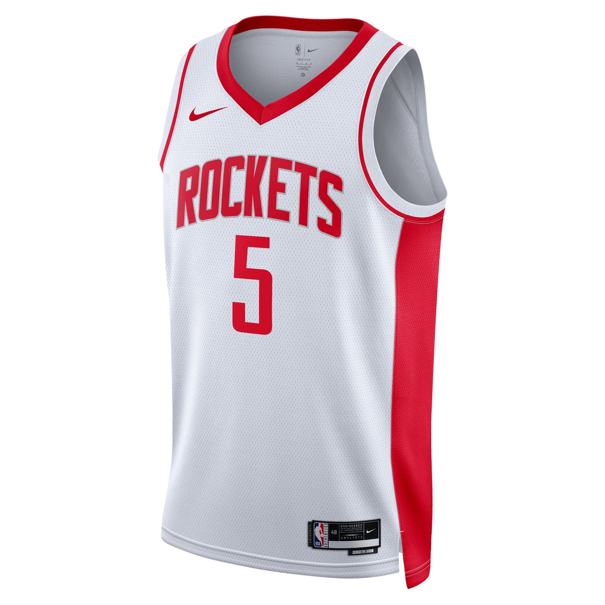 Fred VanVleet Houston Rockets Association Edition Swingman Basketball Jersey - White - Unisex