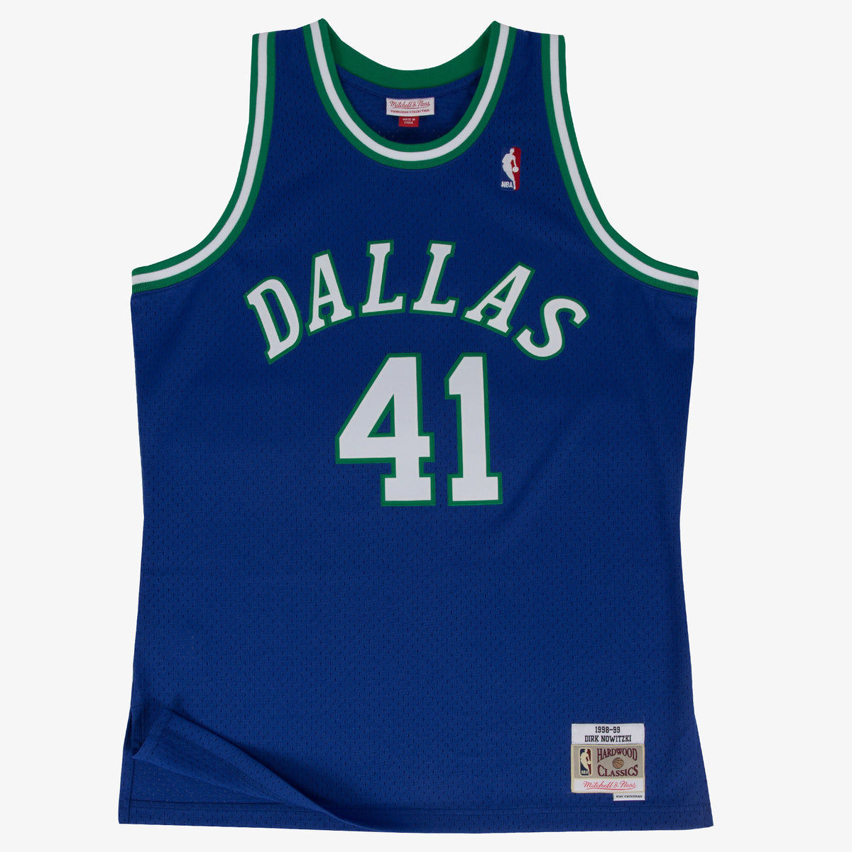 Dirk Nowitzki Dallas Mavericks 1998 - 99 Swingman Road Basketball Jersey