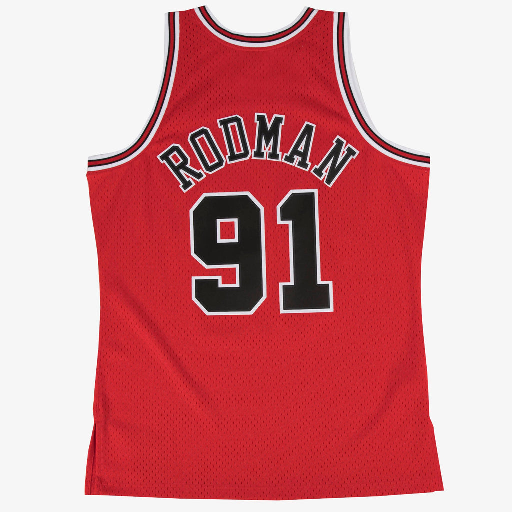 Dennis Rodman Chicago Bulls 1997 - 98 Swingman Road Basketball Jersey