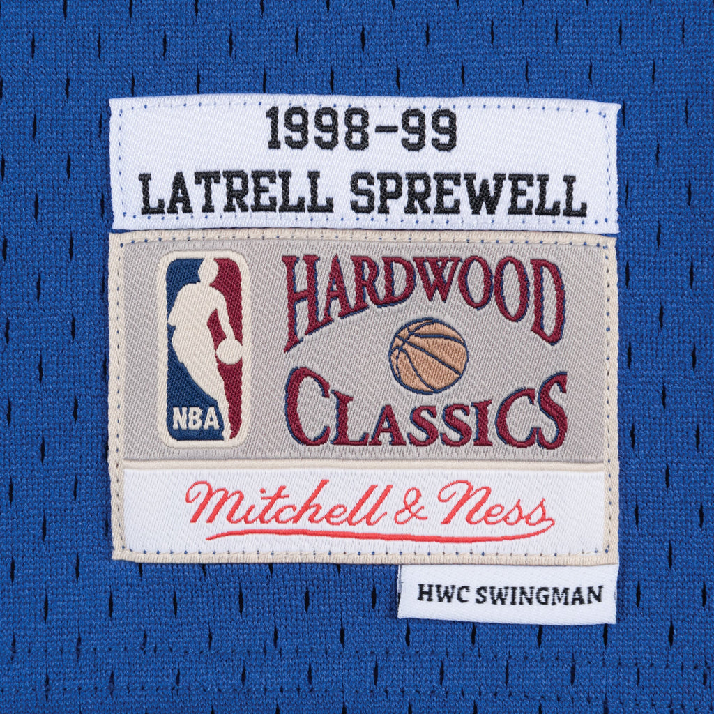 Latrell Sprewell New York Knicks 1998 - 99 Swingman Road Basketball Jersey