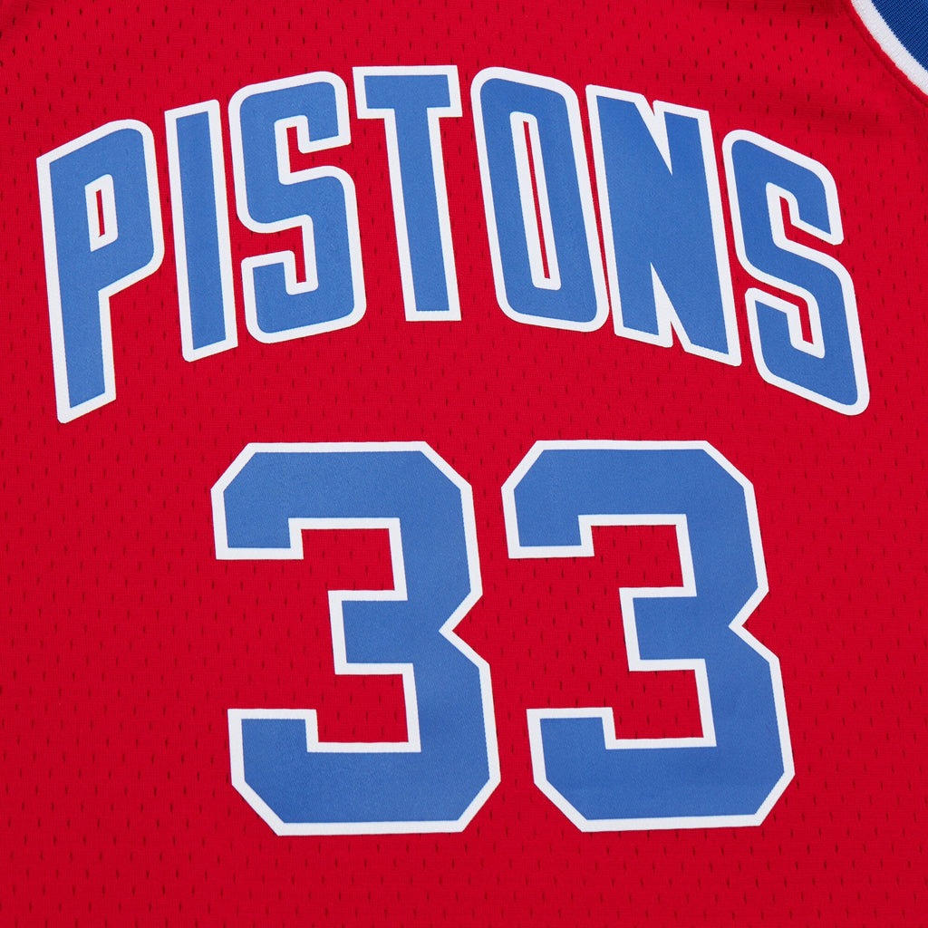 Grant Hill Detroit Pistons 1994 Dark Authentic Basketball Jersey - Red