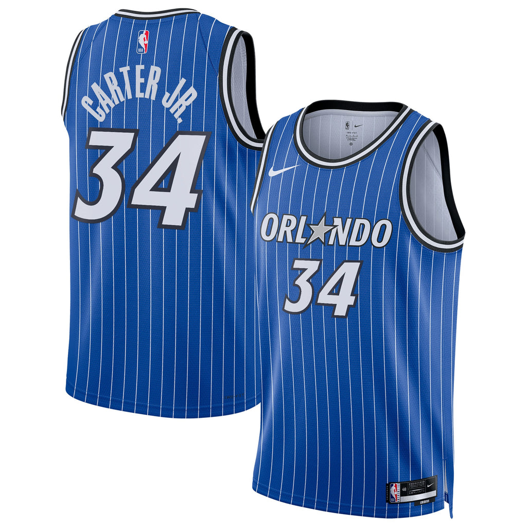 Wendell Carter Jr. Orlando Magic Icon Edition Replica Swingman Basketball Jersey - Blue - Unisex