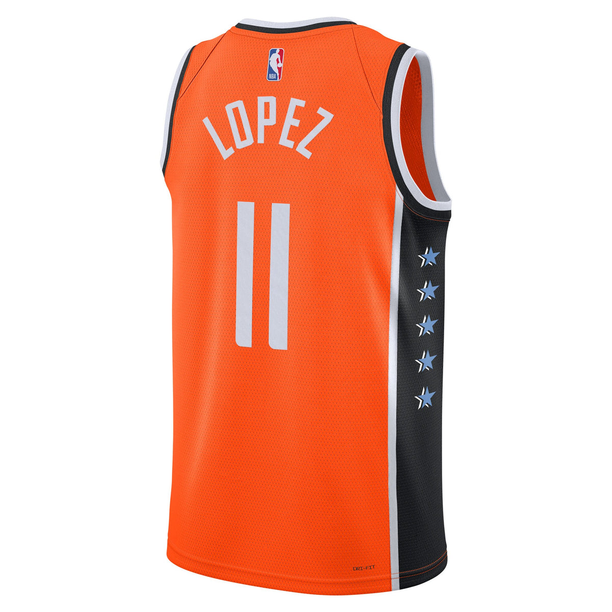 Brook Lopez Los Angeles Clippers 2025/26 City Edition Swingman Basketball Jersey - Orange - Unisex