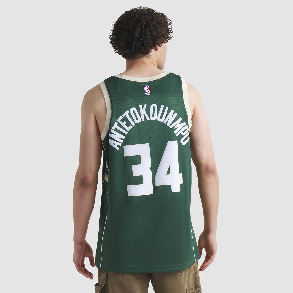 Giannis Antetokounmpo Milwaukee Bucks moisture - wicking Swingman Basketball Jersey