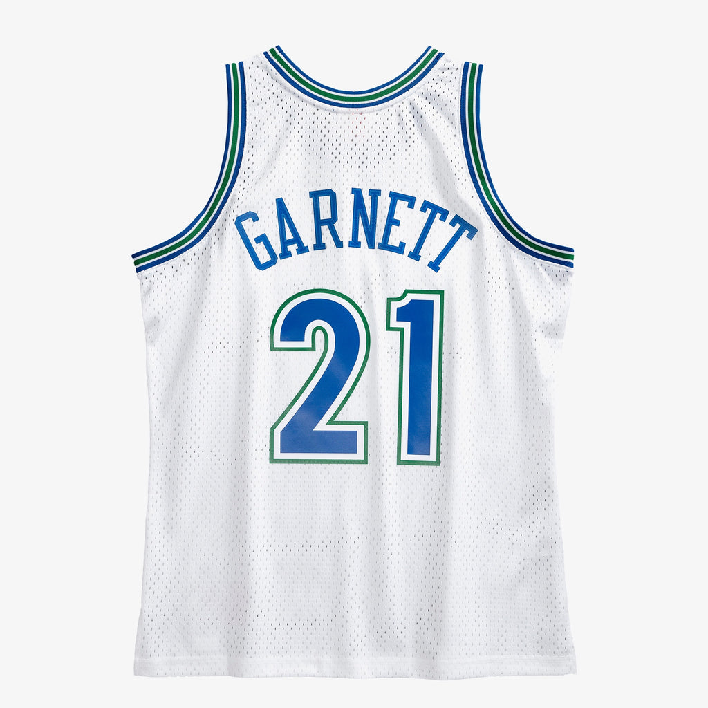 Kevin Garnett Minnesota Timberwolves 1995 Authentic Swingman Basketball Jersey - White