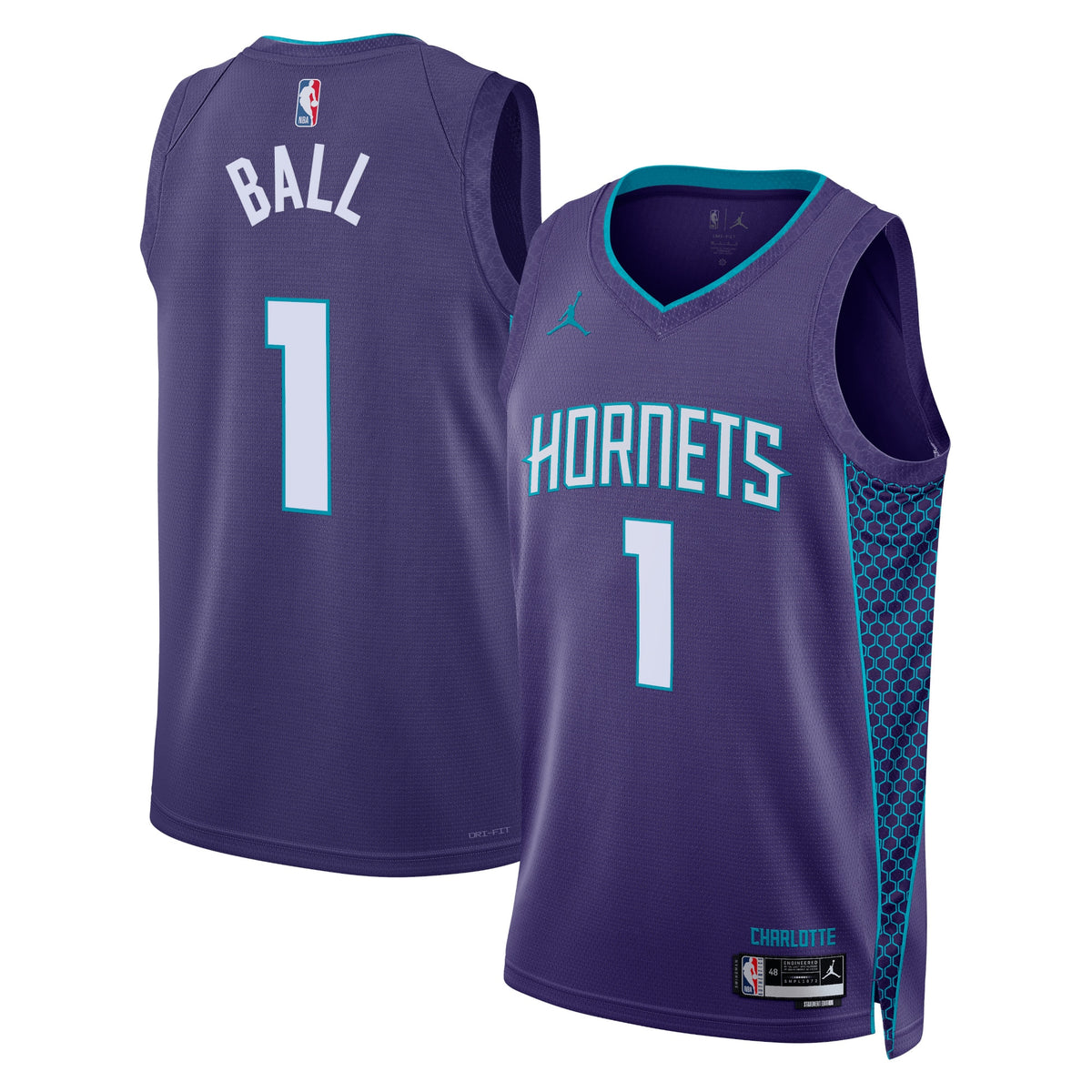 LaMelo Ball Charlotte Hornets Statement Edition Swingman Basketball Jersey - Purple - Unisex