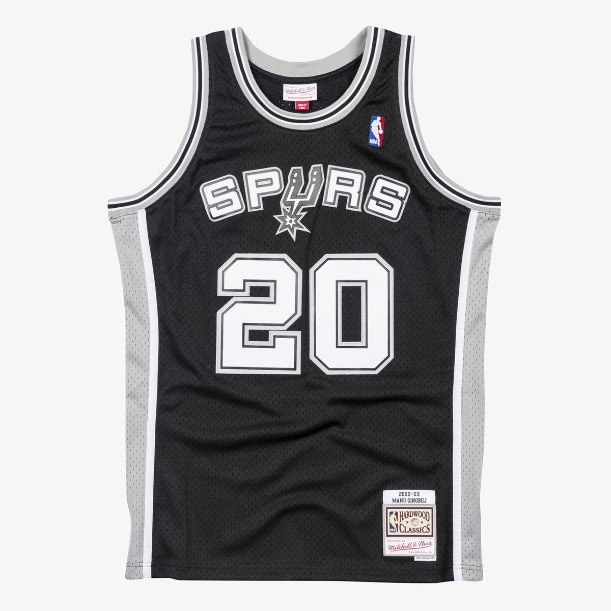 Manu Ginobili San Antonio Spurs 2002 - 03 Swingman Basketball Jersey