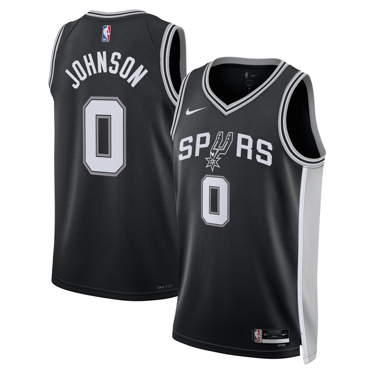 Keldon Johnson San Antonio Spurs Icon Basketball Jersey - Unisex