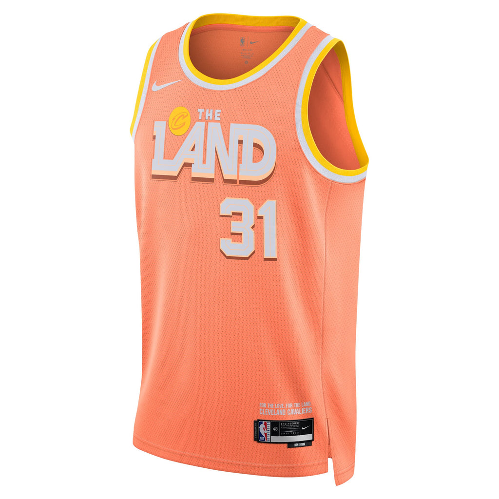 Jarrett Allen Cleveland Cavaliers 2025/26 City Edition Swingman Basketball Jersey - Orange - Unisex
