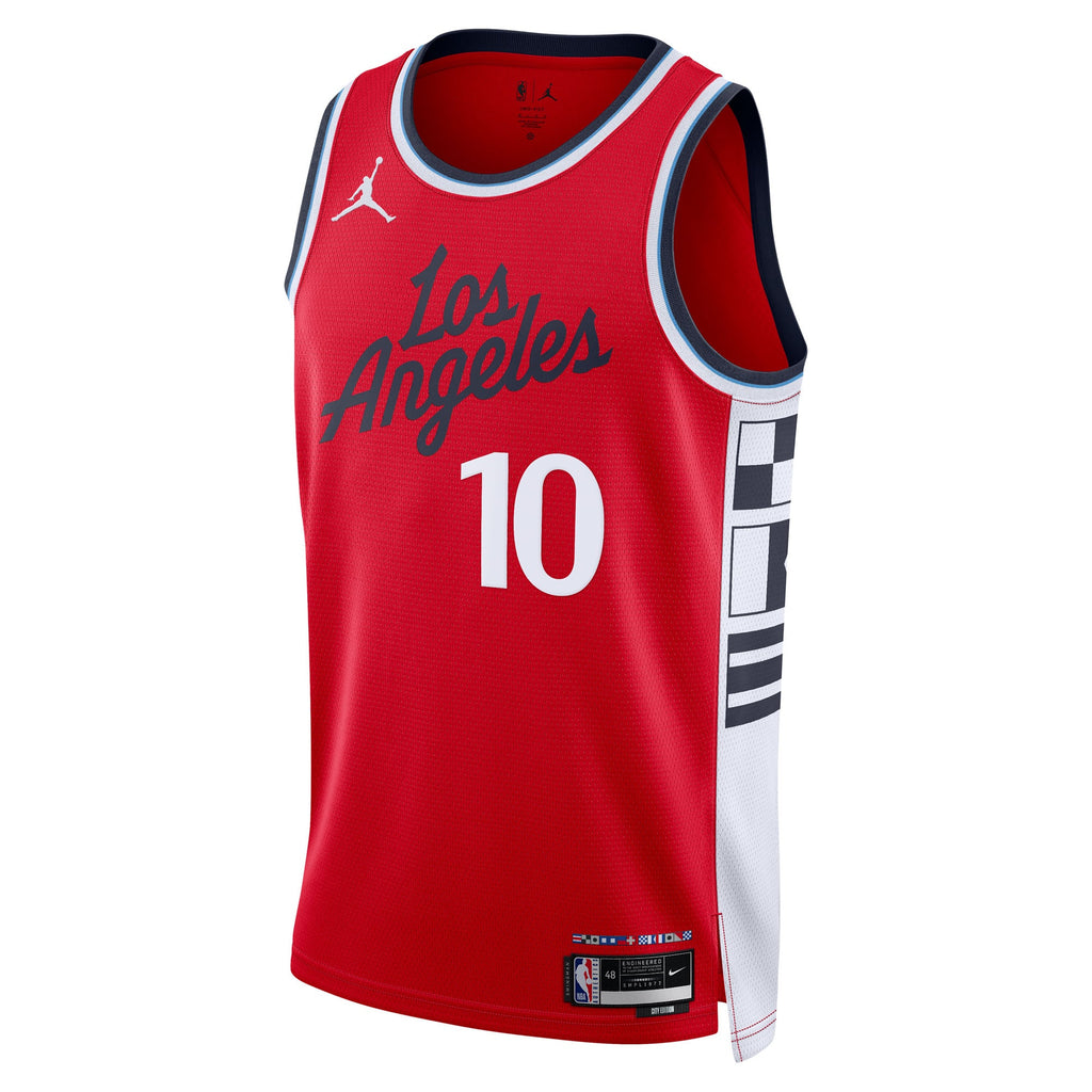 Darius Garland Los Angeles Clippers 2024/25 Statement Edition Swingman Basketball Jersey - Red - Unisex