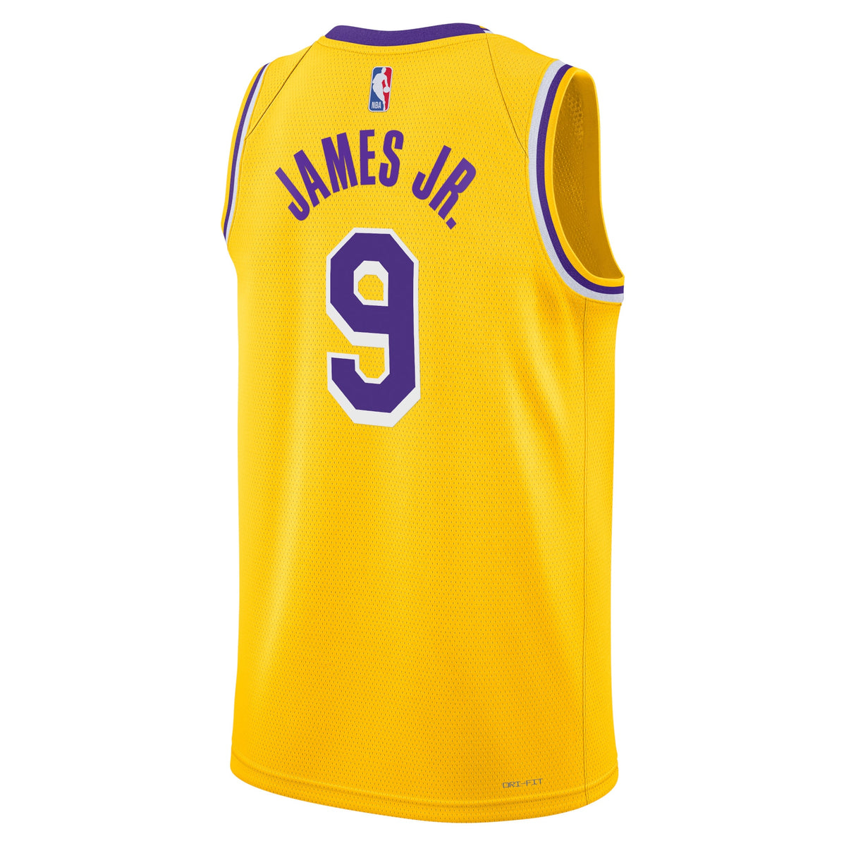 Bronny James Los Angeles Lakers Swingman Icon Basketball Jersey - Gold - Unisex