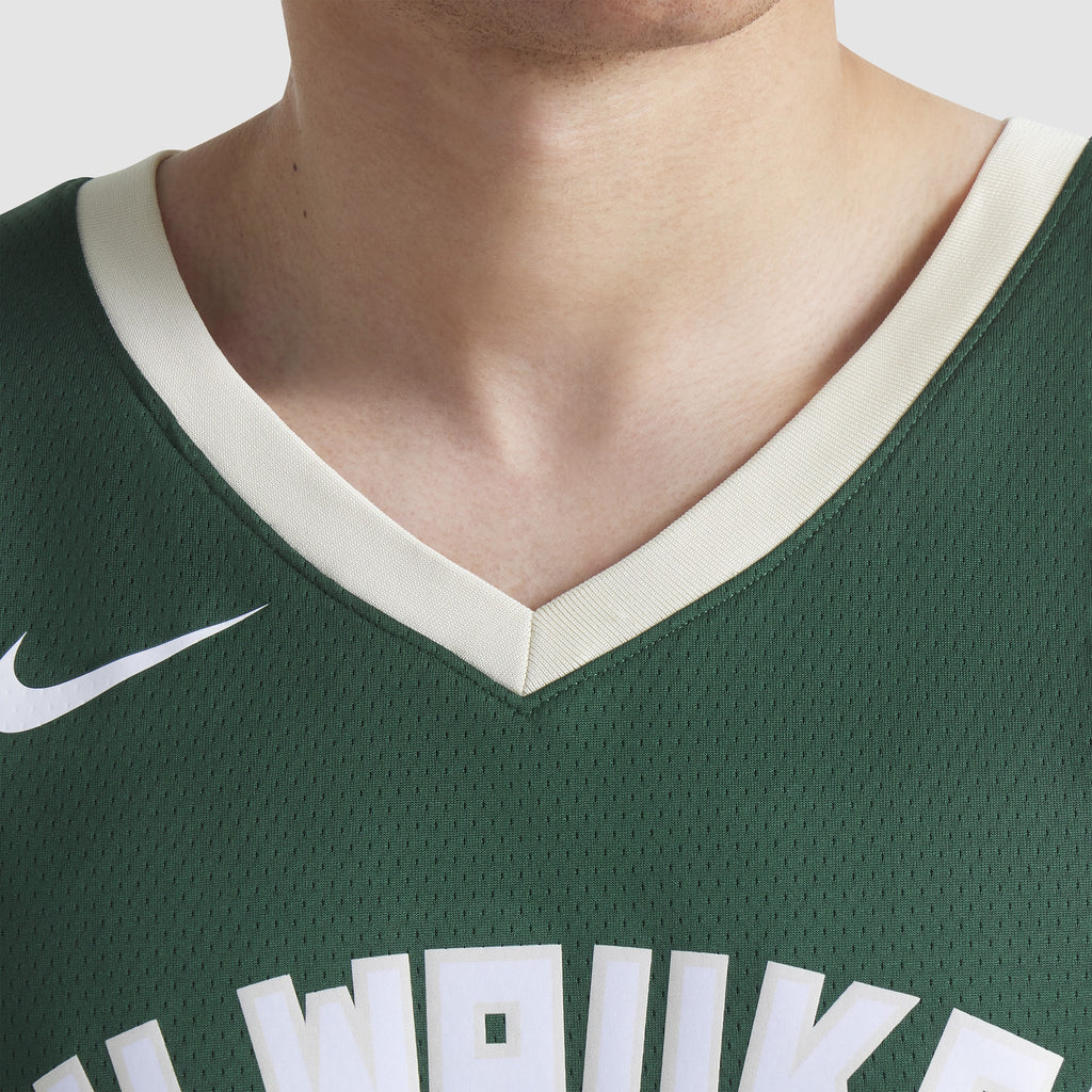 Giannis Antetokounmpo Milwaukee Bucks moisture - wicking Swingman Basketball Jersey