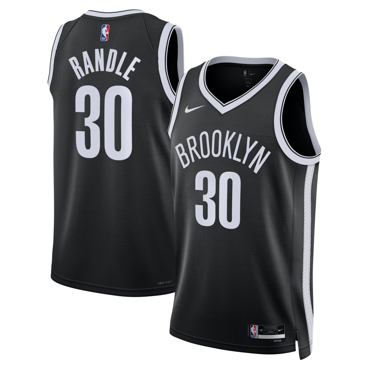 Julius Randle Brooklyn Nets Swingman Icon Basketball Jersey - Unisex