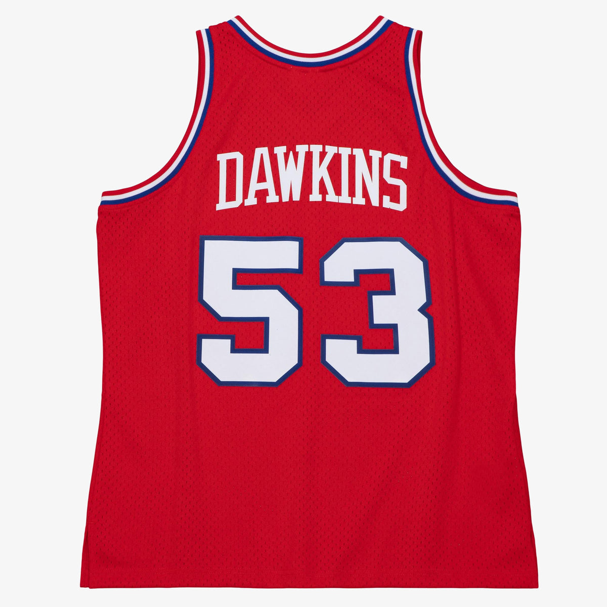 Darryl Dawkins Philadelphia 76ers 1979 Dark Authentic Basketball Jersey - University Red