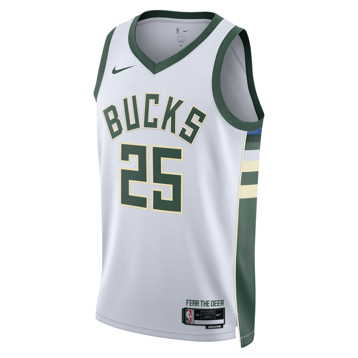 Kasparas Jakučionis Milwaukee Bucks Association Edition Swingman Basketball Jersey - White - Unisex
