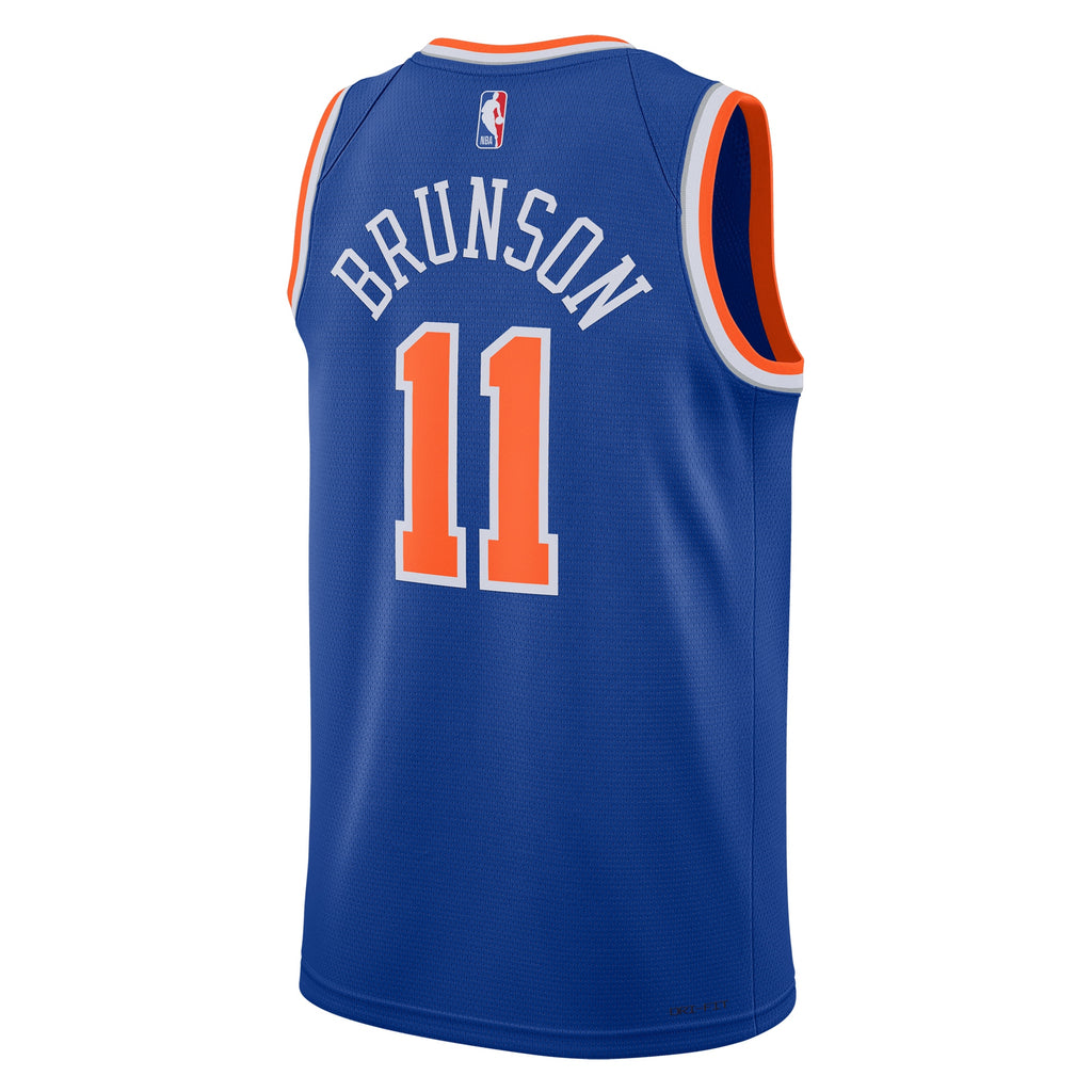 Jalen Brunson New York Knicks Replica Swingman Icon Basketball Jersey - Unisex