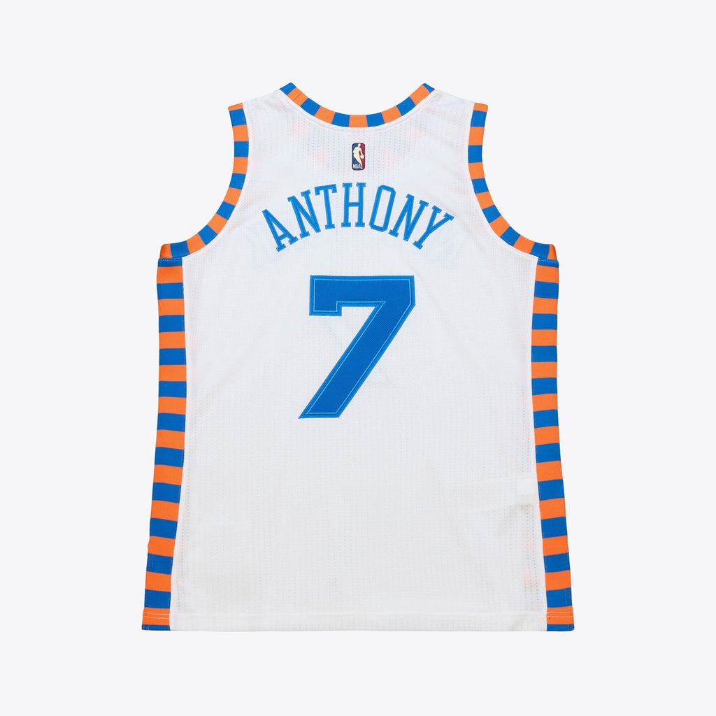 Carmelo Anthony New York Knicks 2015 - 16 Hardwood Classics Authentic Basketball Jersey - Mens