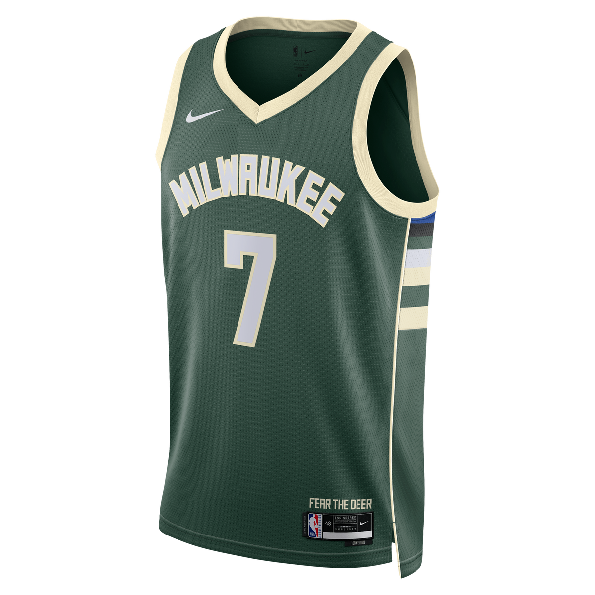 Kevin Porter Jr. Milwaukee Bucks Icon Edition Swingman Basketball Jersey - Hunter Green - Unisex