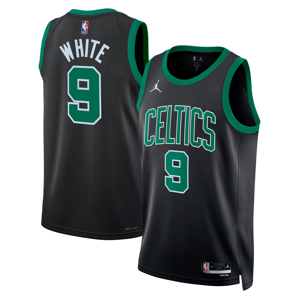 Derrick White Boston Celtics Statement Edition Swingman Basketball Jersey - Black - Unisex