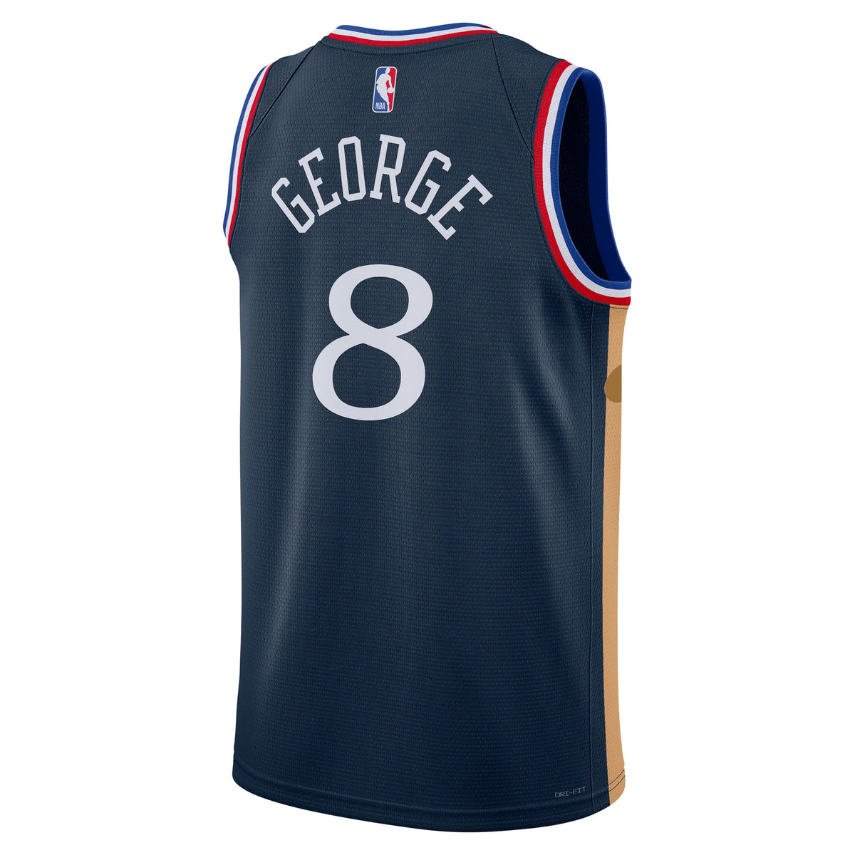 Paul George Philadelphia 76ers 2025/26 City Edition Swingman Basketball Jersey - Navy - Unisex