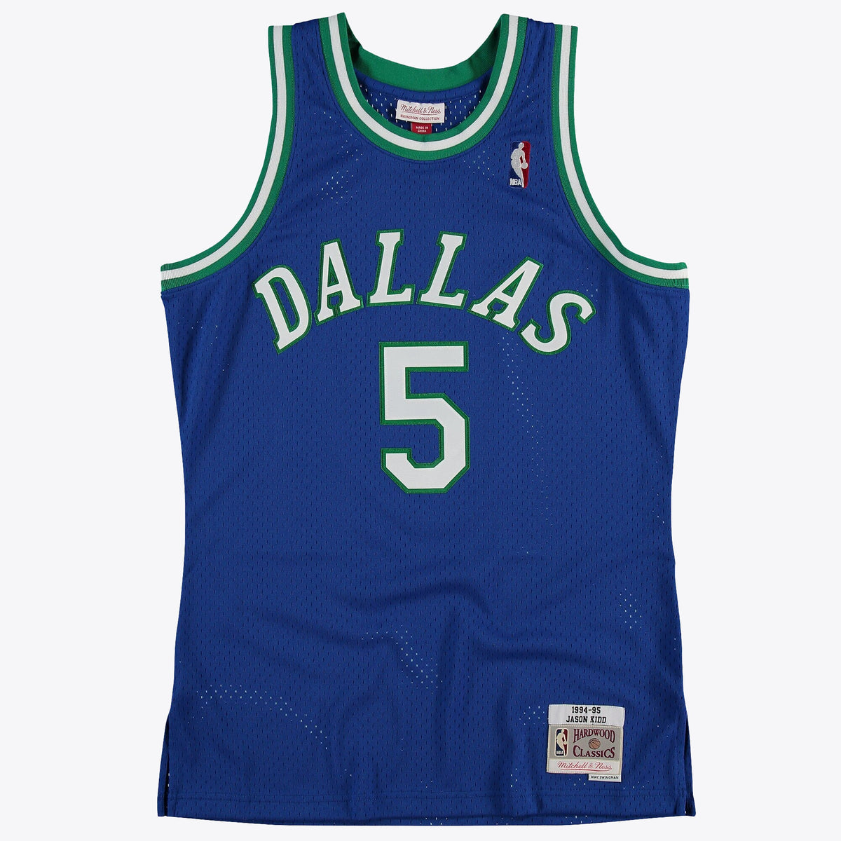 Jason Kidd Dallas Mavericks 1997 Hardwood Classics Swingman Road Basketball Jersey - Royal - Mens