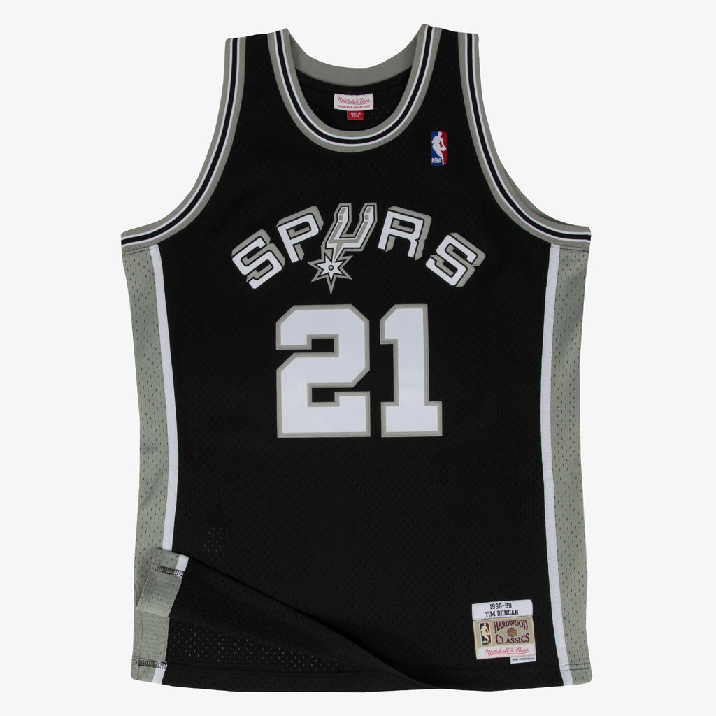 Tim Duncan San Antonio Spurs 1998 - 99 Swingman Road Basketball Jersey