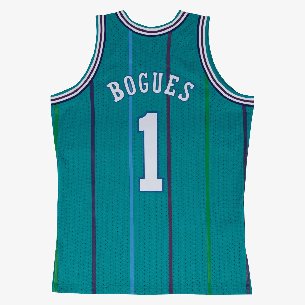 Muggsy Bogues Charlotte Hornets 1992 Swingman Road Basketball Jersey
