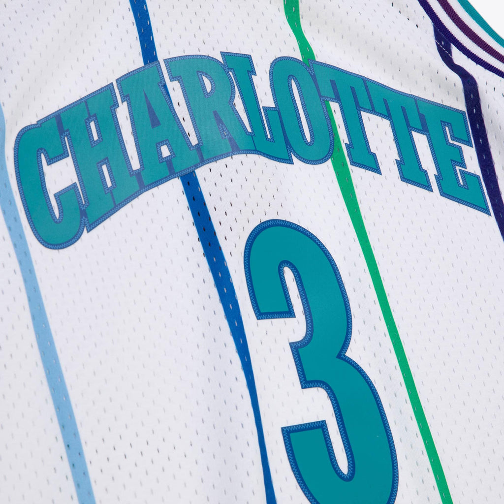 Rex Chapman Charlotte Hornets 1988 Authentic Basketball Jersey - White