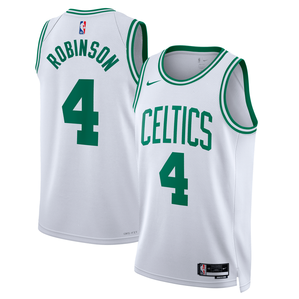 Mitchell Robinson Boston Celtics Association Edition Swingman Basketball Jersey - White - Unisex
