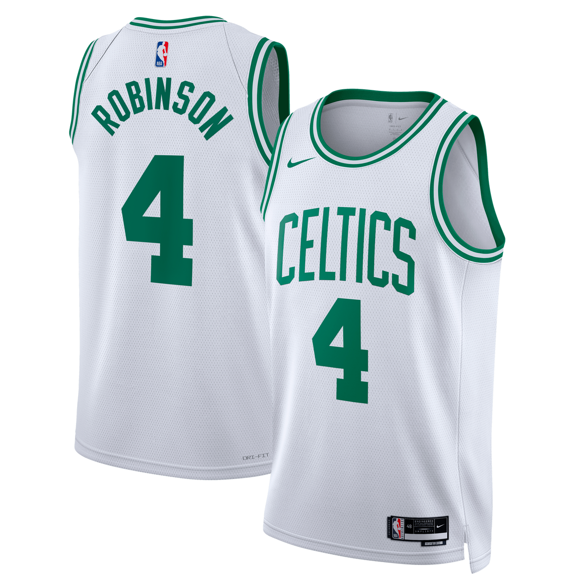 Mitchell Robinson Boston Celtics Association Edition Swingman Basketball Jersey - White - Unisex