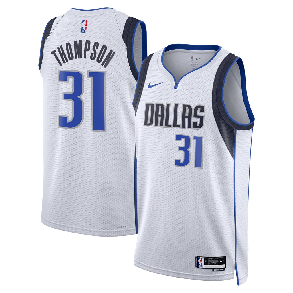 Klay Thompson Dallas Mavericks Association Edition Swingman Basketball Jersey - White - Unisex