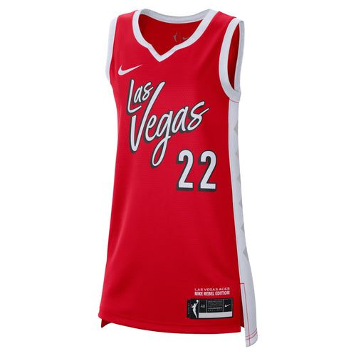 A'Ja Wilson Las Vegas Aces Rebel Basketball Jersey