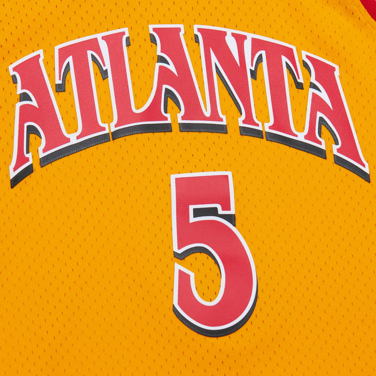 Josh Smith Atlanta Hawks 2004 Authentic Alternate Basketball Jersey - Yellow