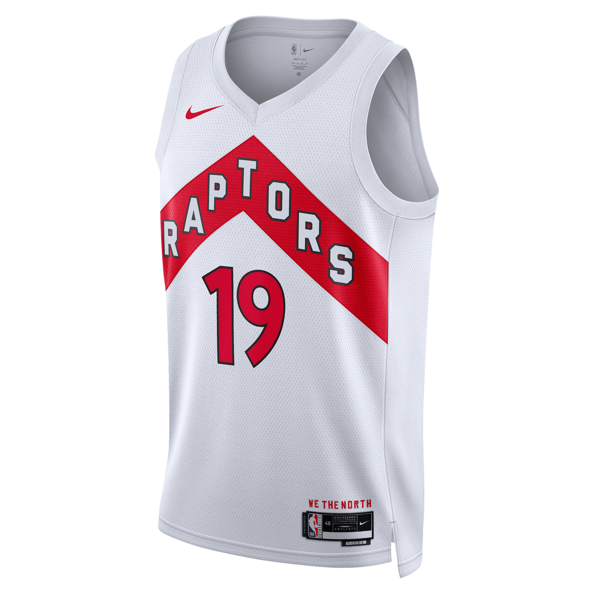 Jakob Poeltl Toronto Raptors Association Edition Swingman Basketball Jersey - White - Unisex